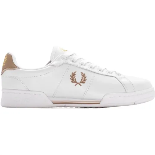 Sneakers, male, , Size: 7 US Classic Leather Sneakers - Fred Perry - Modalova