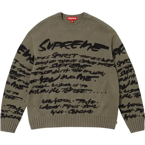 Limitierte Auflage Oliv Grafik Pullover - Supreme - Modalova