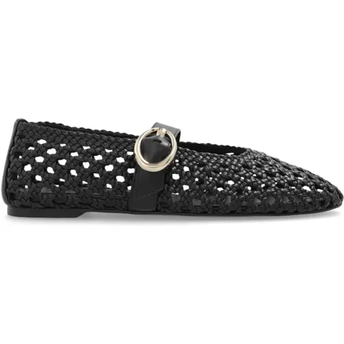 Ballerinas, female, , Size: 6 1/2 US Leather ballet flats Mary Jane - Stuart Weitzman - Modalova