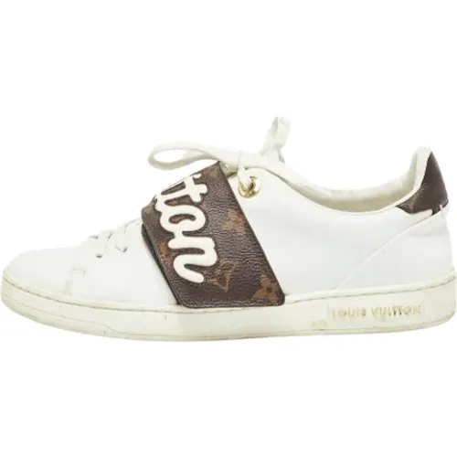 Pre-owned Sneakers, female, , Size: 5 1/2 US Pre-owned Canvas sneakers - Louis Vuitton Vintage - Modalova