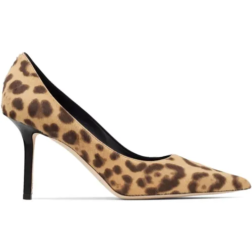 Pumps, female, , Size: 9 US Leopard Print Heel Pumps - Jimmy Choo - Modalova