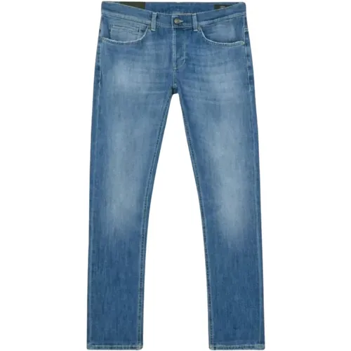 Slim-Fit George Jeans , Herren, Größe: W33 - Dondup - Modalova