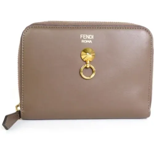 Pre-owned Wallets, female, , Size: ONE SIZE Pre-owned Leather wallets - Fendi Vintage - Modalova