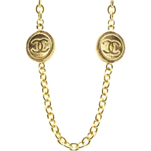 Pre-owned Jewellery, female, , Size: ONE SIZE Pre-owned Metal necklaces - Chanel Vintage - Modalova