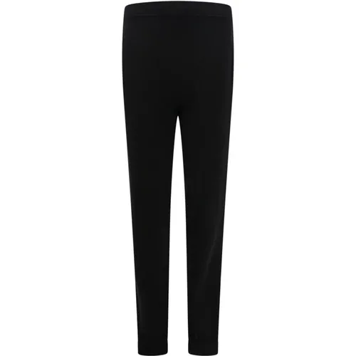 Ribbed Trousers, Slim Fit , female, Sizes: S, M - Saint Laurent - Modalova