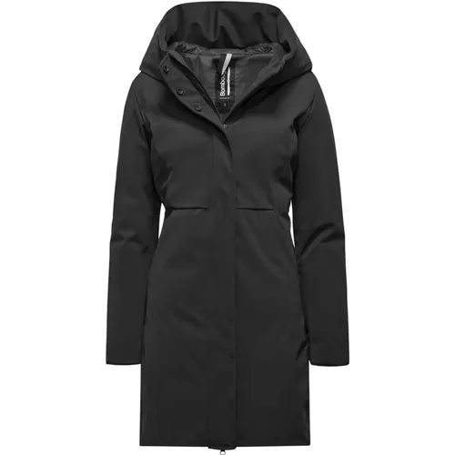 Two Material Parka with Tailored Cut , female, Sizes: S, 2XL, XL, 3XL - BomBoogie - Modalova