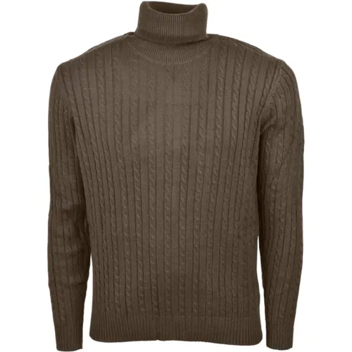 Turtlenecks, male, , Size: 3XL High Neck Sweater - Cashmere Company - Modalova