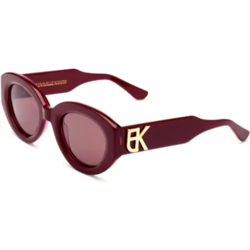 Griotte - F Stylish Fashion Sunglasses , unisex, Sizes: ONE SIZE - Emmanuelle Khanh - Modalova