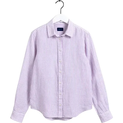 Vintage Gestreiftes Hemd , Damen, Größe: L - Gant - Modalova