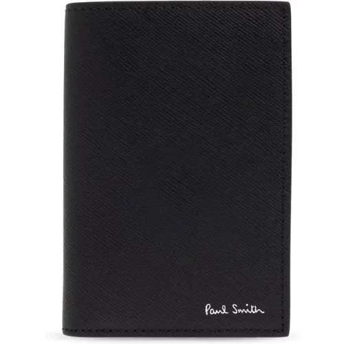 Wallets & Cardholders, male, , Size: ONE SIZE Leather wallet - Paul Smith - Modalova