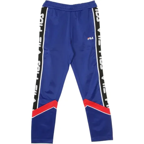 Sweatpants, male, , Size: L Surf the Web Tracksuit Pants - Fila - Modalova