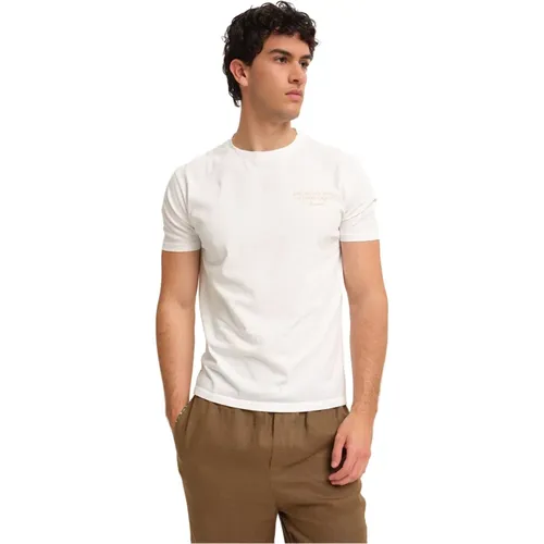 T-Shirts, male, , Size: S Italian Art T-Shirt Print - Peninsula - Modalova