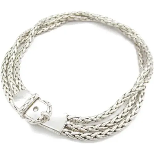 Pre-owned Jewellery, female, , Size: ONE SIZE Pre-owned Silver hermes-jewelry - Hermès Vintage - Modalova