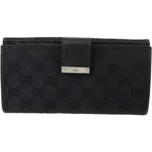 Pre-owned Canvas wallets , female, Sizes: ONE SIZE - Gucci Vintage - Modalova