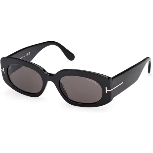 Stylische Sonnenbrille Ft1187 Cielle Schwarz , Damen, Größe: 52 MM - Tom Ford - Modalova