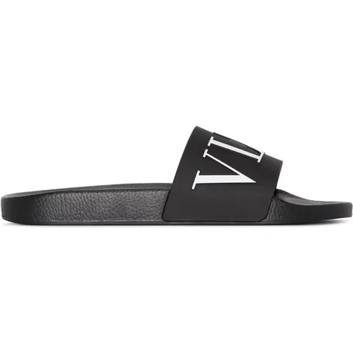 Sliders, male, , Size: 7 US Sandals for Men - Valentino Garavani - Modalova