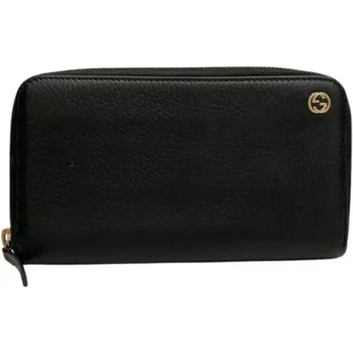 Pre-owned Wallets, female, , Size: ONE SIZE Pre-owned Leather wallets - Gucci Vintage - Modalova