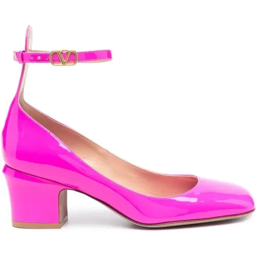 Pumps, female, , Size: 6 US Fuchsia Patent Leather Pumps - Valentino Garavani - Modalova