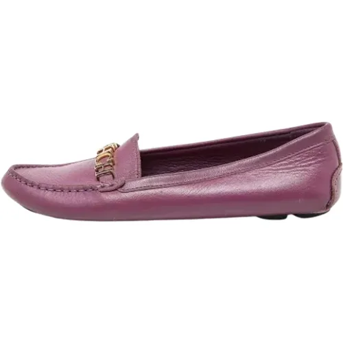 Pre-owned Leather flats , female, Sizes: 4 UK - Carolina Herrera Pre-owned - Modalova