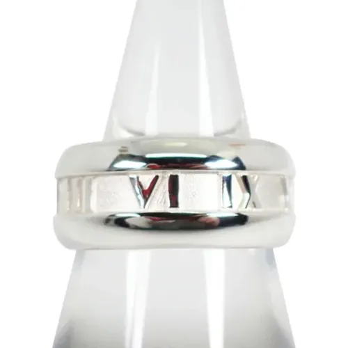 Pre-owned Jewellery, female, , Size: ONE SIZE Pre-owned Silver rings - Tiffany & Co. Pre-owned - Modalova