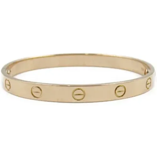 Pre-owned Jewellery, female, , Size: ONE SIZE Pre-owned Rose Gold bracelets - Cartier Vintage - Modalova