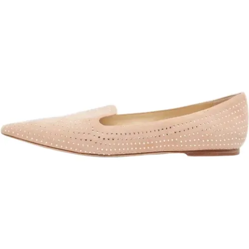 Pre-owned Suede flats , female, Sizes: 5 UK - Jimmy Choo Pre-owned - Modalova