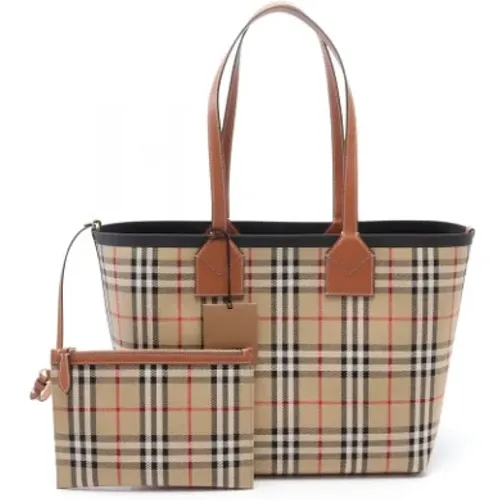 Pre-owned Canvas handbags , female, Sizes: ONE SIZE - Burberry Vintage - Modalova