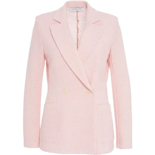 Blazers, female, , Size: S Rose Double-Breasted Blazer - Harris Wharf London - Modalova