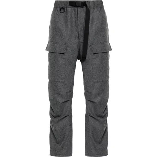 Straight Trousers, male, , Size: XL Grey Stylish Trousers - Y-3 - Modalova