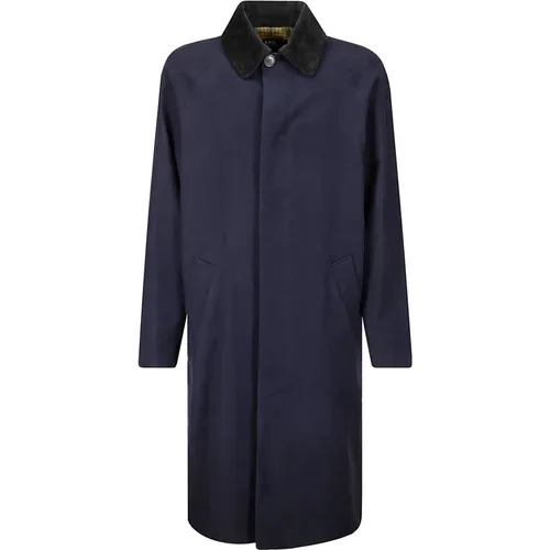 Baumwoll-Cordmantel mit Kordkragen,Midnight Velvet Coat - A.P.C. - Modalova