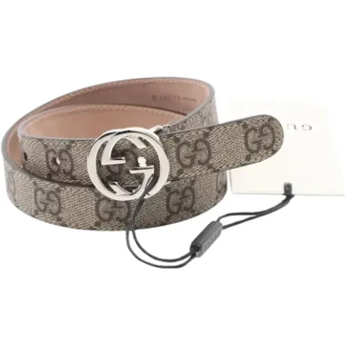 Pre-owned Belts, female, , Size: ONE SIZE Pre-owned Leather belts - Gucci Vintage - Modalova