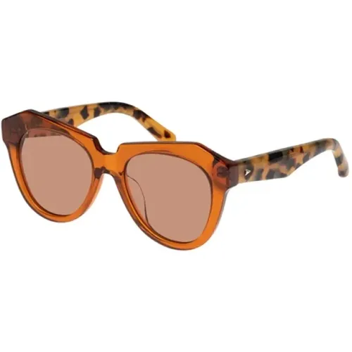 Cat-Eye Sunglasses in Persimmon Tort , female, Sizes: ONE SIZE - Karen Walker - Modalova