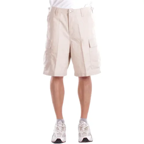 Casual Shorts, male, , Size: W28 Shorts with Zipper and Button - Carhartt WIP - Modalova
