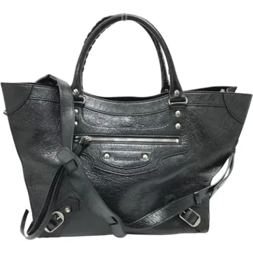 Pre-owned Tote Bags, female, , Size: ONE SIZE Pre-owned Leather balenciaga-bags - Balenciaga Vintage - Modalova