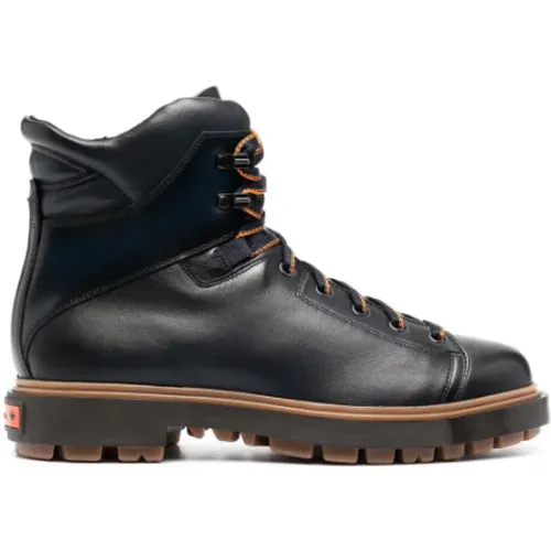 Stylish Lace-Up Mountain Boots , male, Sizes: 9 UK, 6 UK - Santoni - Modalova