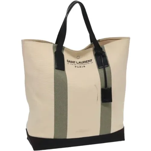 Pre-owned Canvas shoulder-bags , female, Sizes: ONE SIZE - Yves Saint Laurent Vintage - Modalova