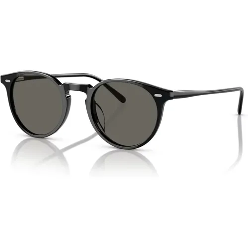 Sunglasses, unisex, , Size: 48 MM /Carbon Grey Sunglasses N.02 SUN - Oliver Peoples - Modalova