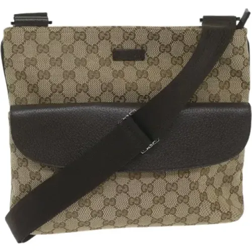 Pre-owned Cross Body Bags, female, , Size: ONE SIZE Pre-owned Canvas gucci-bags - Gucci Vintage - Modalova