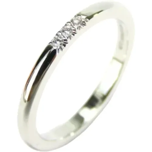 Pre-owned Jewellery, female, , Size: ONE SIZE Pre-owned Platinum rings - Tiffany & Co. Pre-owned - Modalova