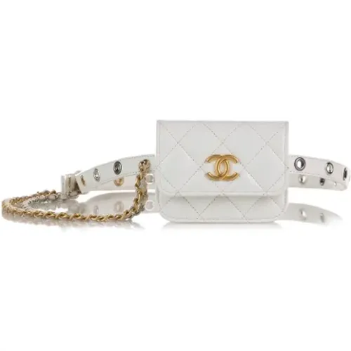 Pre-owned Belt Bags, female, , Size: ONE SIZE Pre-owned Leather crossbody-bags - Chanel Vintage - Modalova