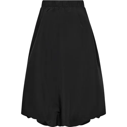 Schwarzer Midi-Ballonrock , Damen, Größe: XS - Co'Couture - Modalova