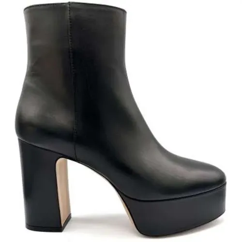 Leather Ankle Boot with Internal Zipper , female, Sizes: 6 UK, 5 UK, 3 UK, 2 UK - Roberto Festa - Modalova