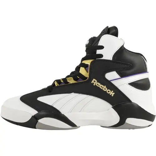 Sneakers, male, , Size: 8 US Shaq Attaq Gold Basketball Shoes - Reebok - Modalova