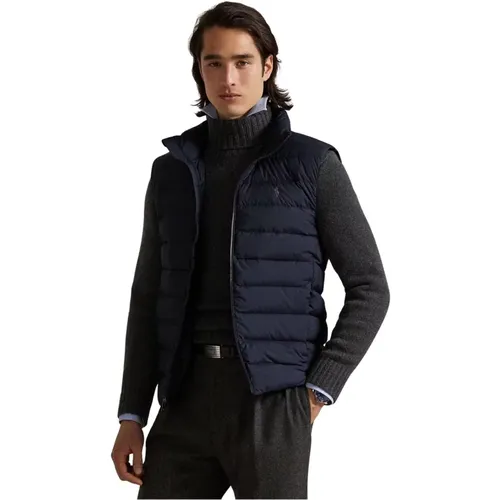 Vests, male, , Size: L The Colden Packable Down Vest - Polo Ralph Lauren - Modalova