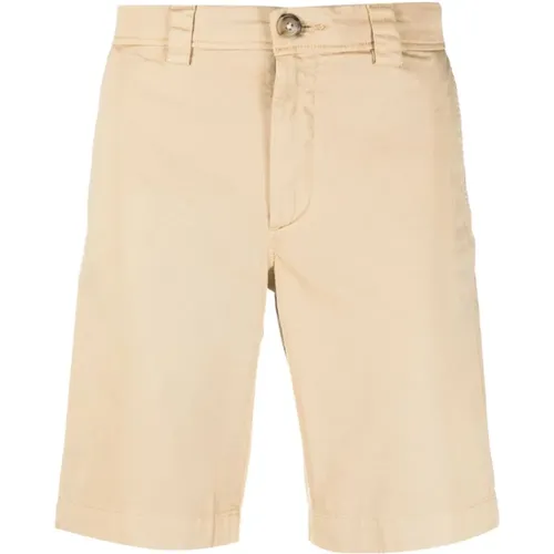 Casual Shorts, male, , Size: W34 Beach Sand Chino Shorts - Woolrich - Modalova