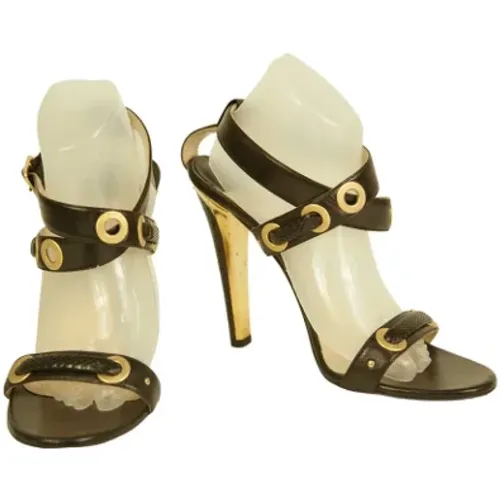 Strappy Leather High Heel Sandals , female, Sizes: 7 UK - Jimmy Choo Pre-owned - Modalova