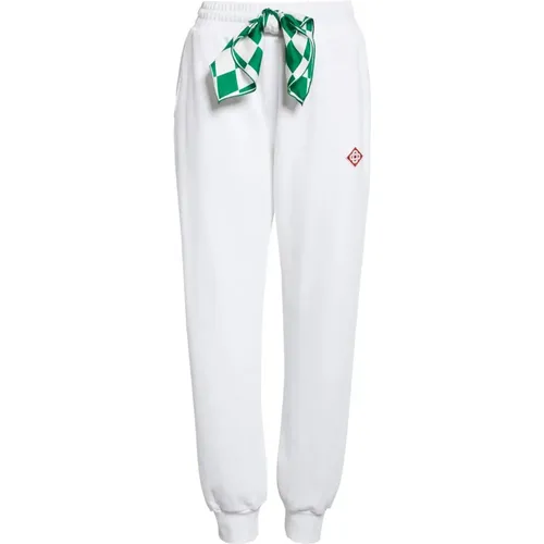 Logo Sweatpants in Cotton , female, Sizes: S - Casablanca - Modalova