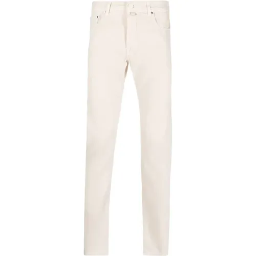 Bard blended cotton pants , male, Sizes: W33 - Jacob Cohën - Modalova