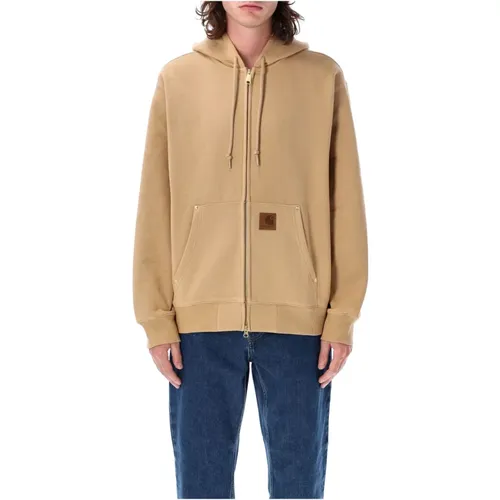 Zip-throughs, male, , Size: L Eldon Hooded Sweatshirt - Carhartt WIP - Modalova