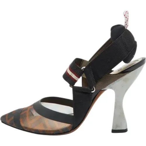 Pre-owned Pumps, female, , Size: 6 US Pre-owned Canvas heels - Fendi Vintage - Modalova